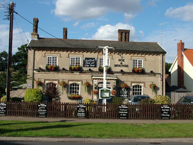 The Fox and Hounds public house, Thurston geograph.org.uk 1410791
